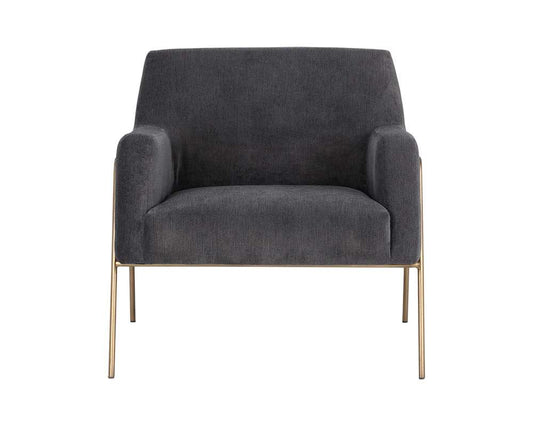 Sunpan - MIXT Cybil Lounge Chair - Polo Club Kohl Grey - 105018 veiw 2