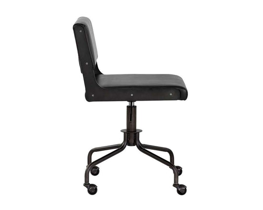 Sunpan - Urban Unity Davis Office Chair - Dark Bronze - Onyx - 104340 veiw 2
