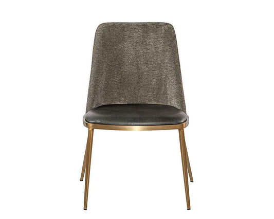 Sunpan - Dover Dining Chair - Bravo Portabella / Sparrow Grey (Set Of 2) - 104920 veiw 2