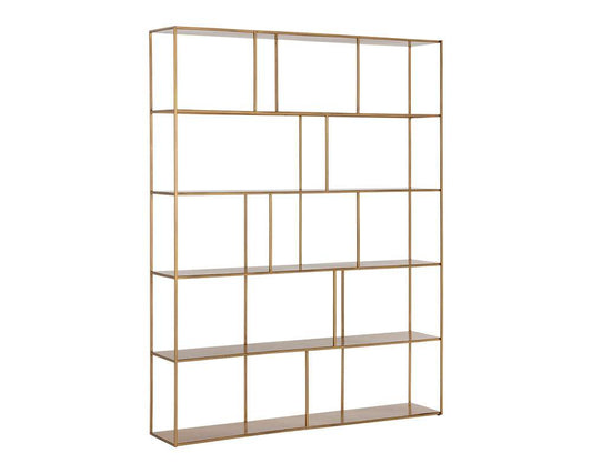 Sunpan - MIXT Eiffel Bookcase Extra Large - Antique Brass - 105940 veiw 2