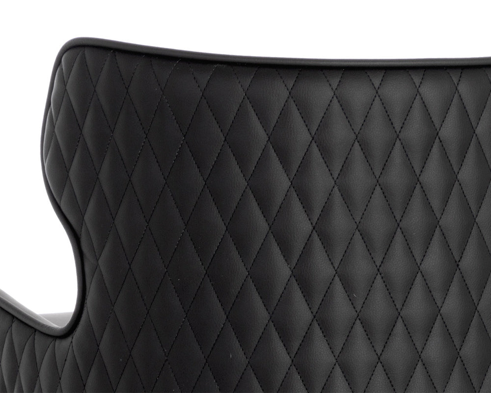 Sunpan - Ikon Gianni Barstool - Dillon Stratus / Dillon Black - 109036_CLOSEOUT view 8
