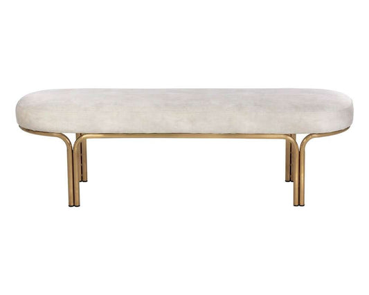 Sunpan - Gwen Bench - Nono Cream - 107584 veiw 2