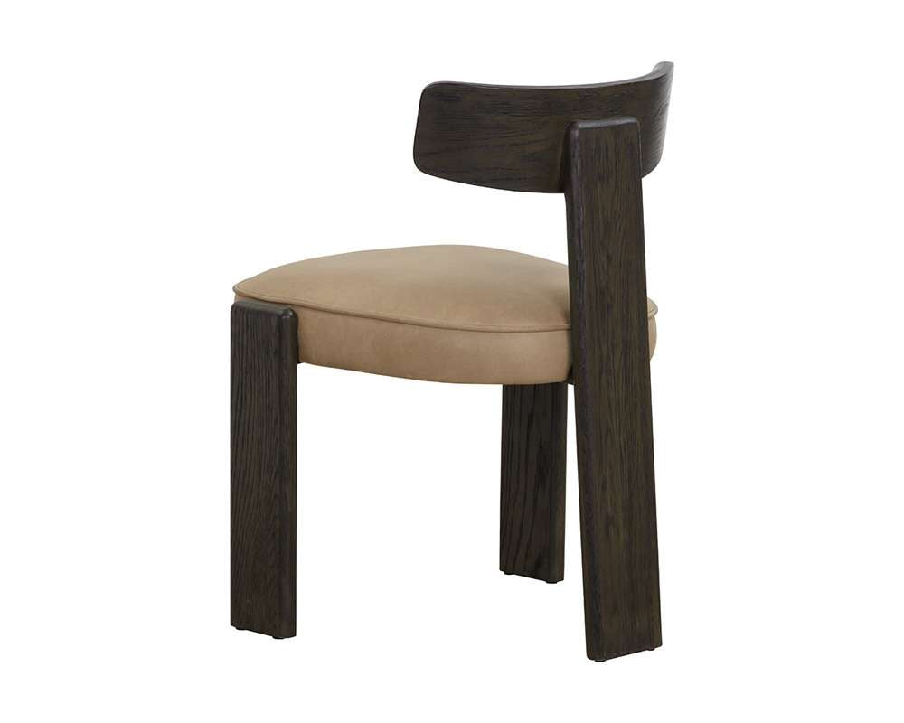 Sunpan - Horton Dining Chair - Dark Brown - Sahara Sand Leather (Set Of 2) - 111316 veiw 4
