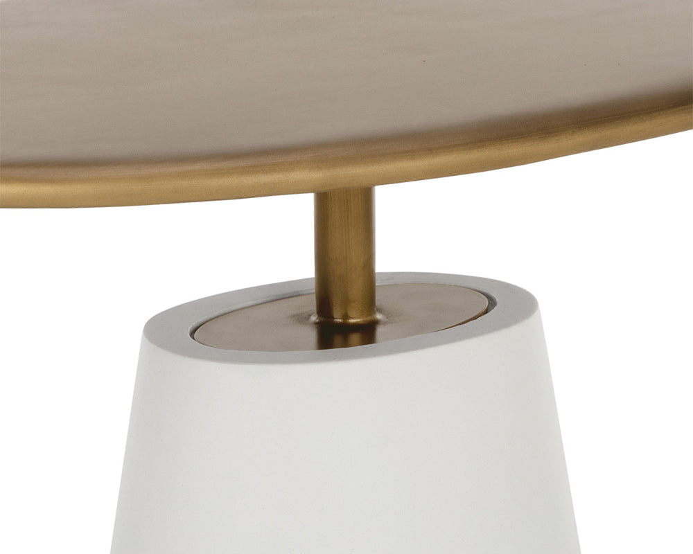 Sunpan - Solterra Kadin End Table - White - 108116 view 6