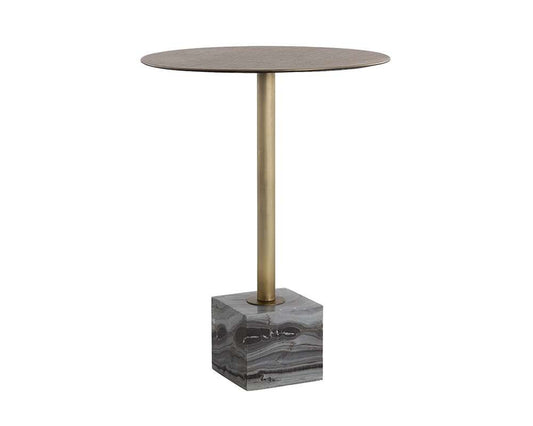 Sunpan - Kata Bar Table - Grey Marble - 109642 veiw 2