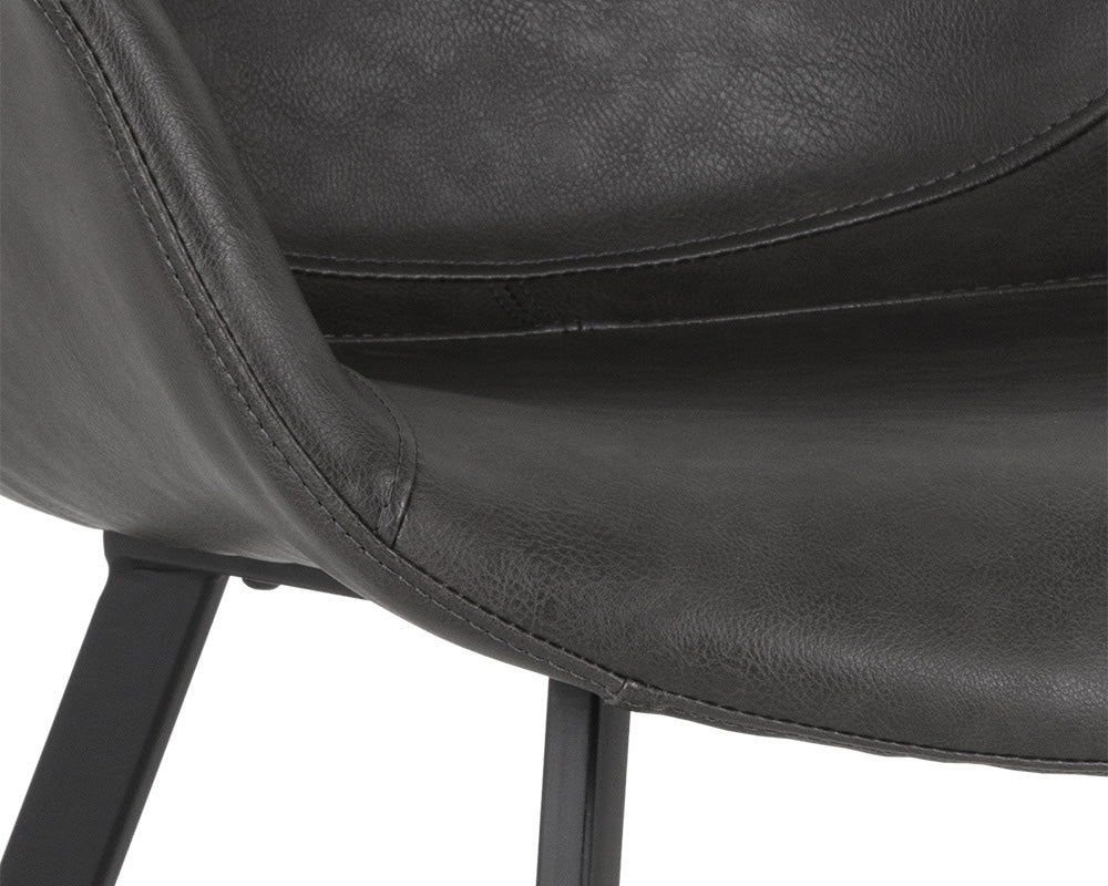 Sunpan - Junction Mason Dining Armchair - Town Grey - 103242_CLOSEOUT view 6