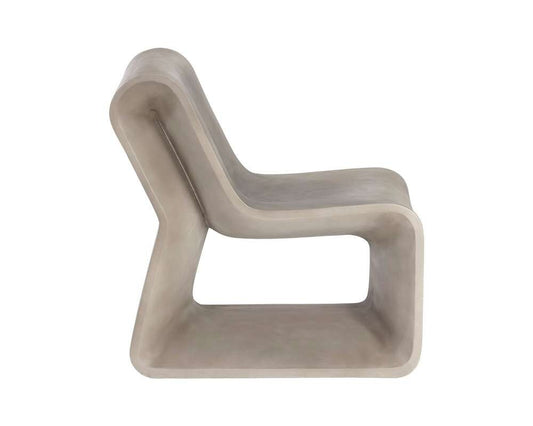 Sunpan - Solterra Odyssey Lounge Chair - Grey - 106444 veiw 2