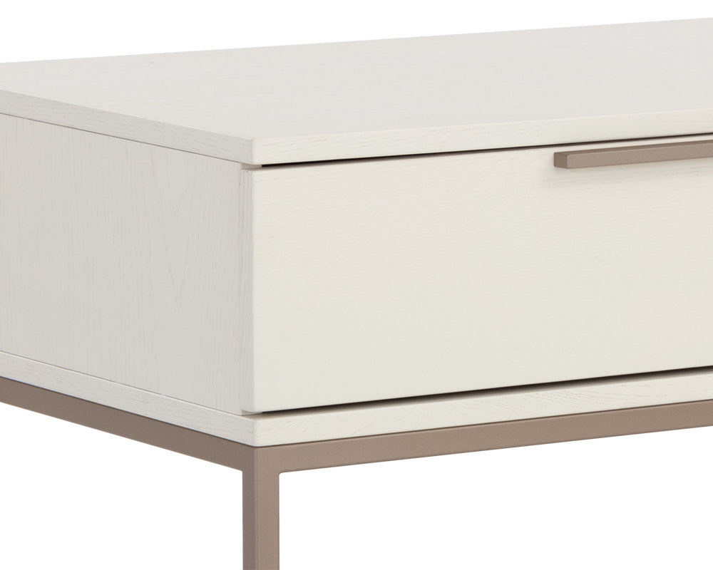 Sunpan - Artezia Rebel Nightstand Large - Champagne Gold - Cream - 109074 view 5