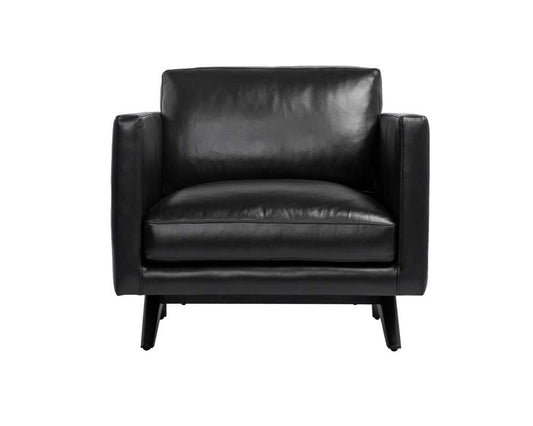 Sunpan - Westport Rogers Armchair - Cortina Black Leather - 110577 veiw 2