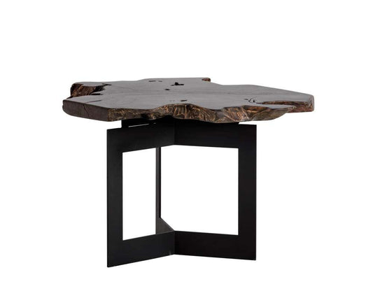 Sunpan - Artezia Wyatt End Table - Black / Dark Brown - 102223 veiw 2