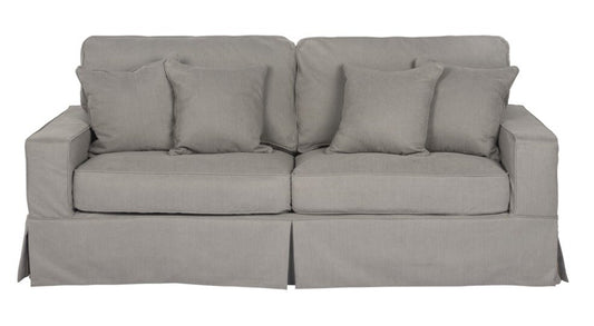 Sunset Trading - Americana Slipcovered Sofa Performance Gray - SU-108500-391094 veiw 2
