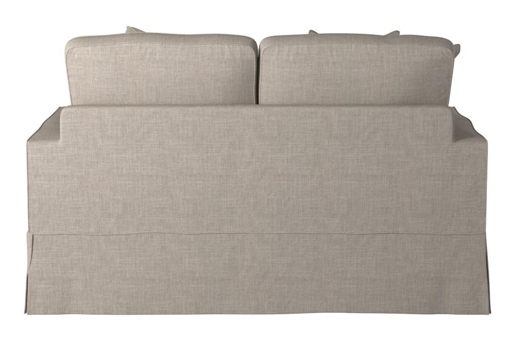 Sunset Trading - Americana Slipcover for Box Cushion Track Arm Loveseat - Light Gray - SU-108510SC-220591 veiw 6