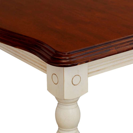 Sunset Trading - Andrews 72in Rectangular Extendable Dining Table - DLU-ADW4272-AW veiw 2