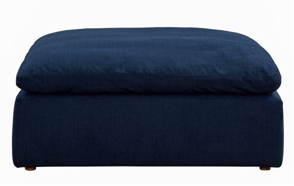 Sunset Trading - Contemporary Puff Collection 6PC Modular U-Shaped Pit Sectional Sofa Navy Blue - SU-1458-49-3C-1A-2O veiw 6