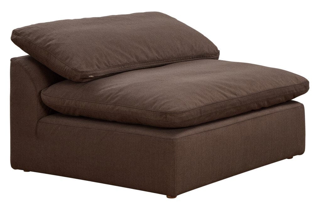 Sunset Trading - Contemporary Puff Collection 6PC Modular L-Shape Sectional Sofa Brown - SU-1458-88-3C-2A-1O veiw 7