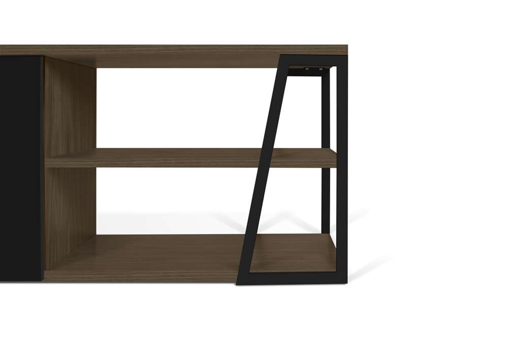 TEMAHOME - Albi TV Table in Walnut and Black Steel - 9500639791 veiw 5