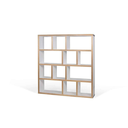 TEMAHOME - Berlin 4 Levels Bookcase 150 Cm in Pure White / Plywood - 9500318122 veiw 2