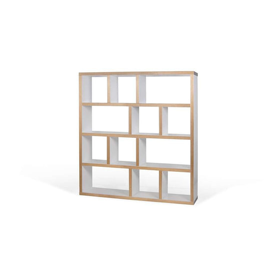 TEMAHOME - Berlin 4 Levels Bookcase 150 Cm in Pure White / Plywood - 9500318122 veiw 2