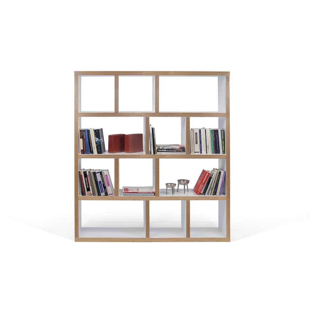 TEMAHOME - Berlin 4 Levels Bookcase 150 Cm in Pure White / Plywood - 9500318122 veiw 3