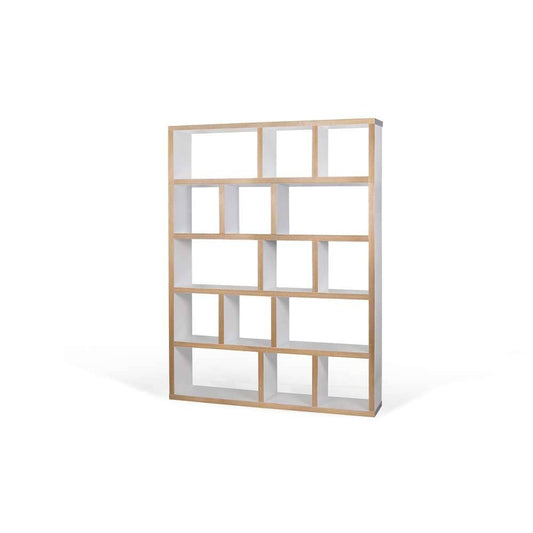 TEMAHOME - Berlin 5 Levels Bookcase 150 Cm in Pure White / Plywood - 9500318115 veiw 2