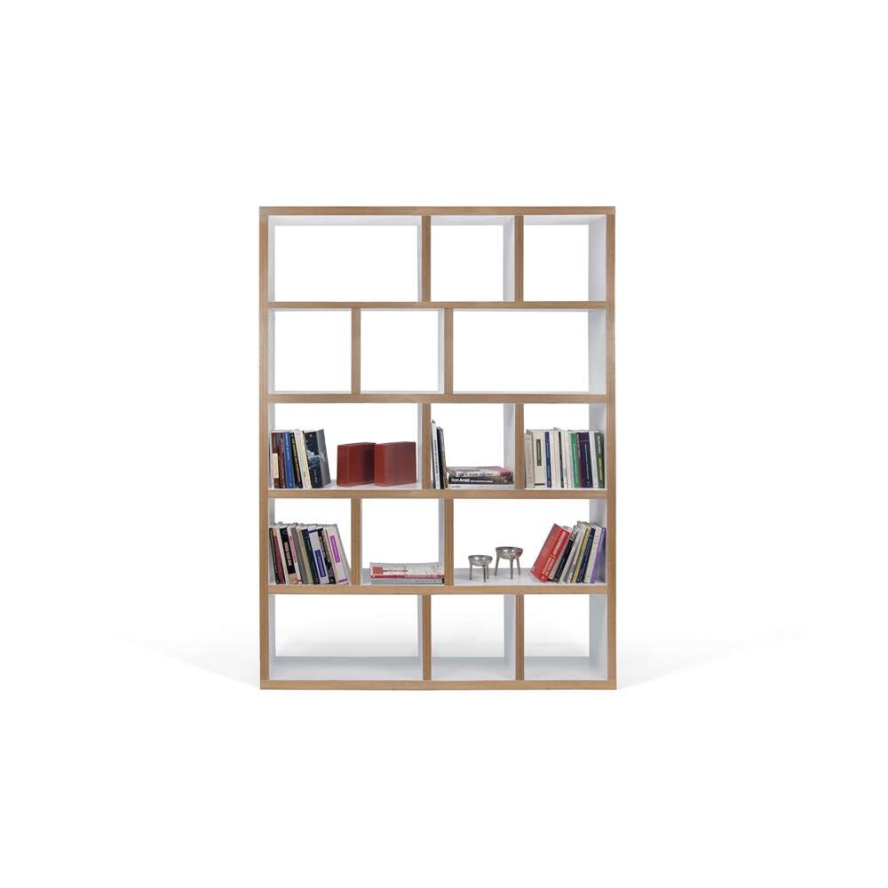 TEMAHOME - Berlin 5 Levels Bookcase 150 Cm in Pure White / Plywood - 9500318115 veiw 3