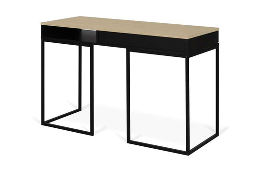 TEMAHOME - City Desk in Light Oak / Pure Black - 9500053955 veiw 2