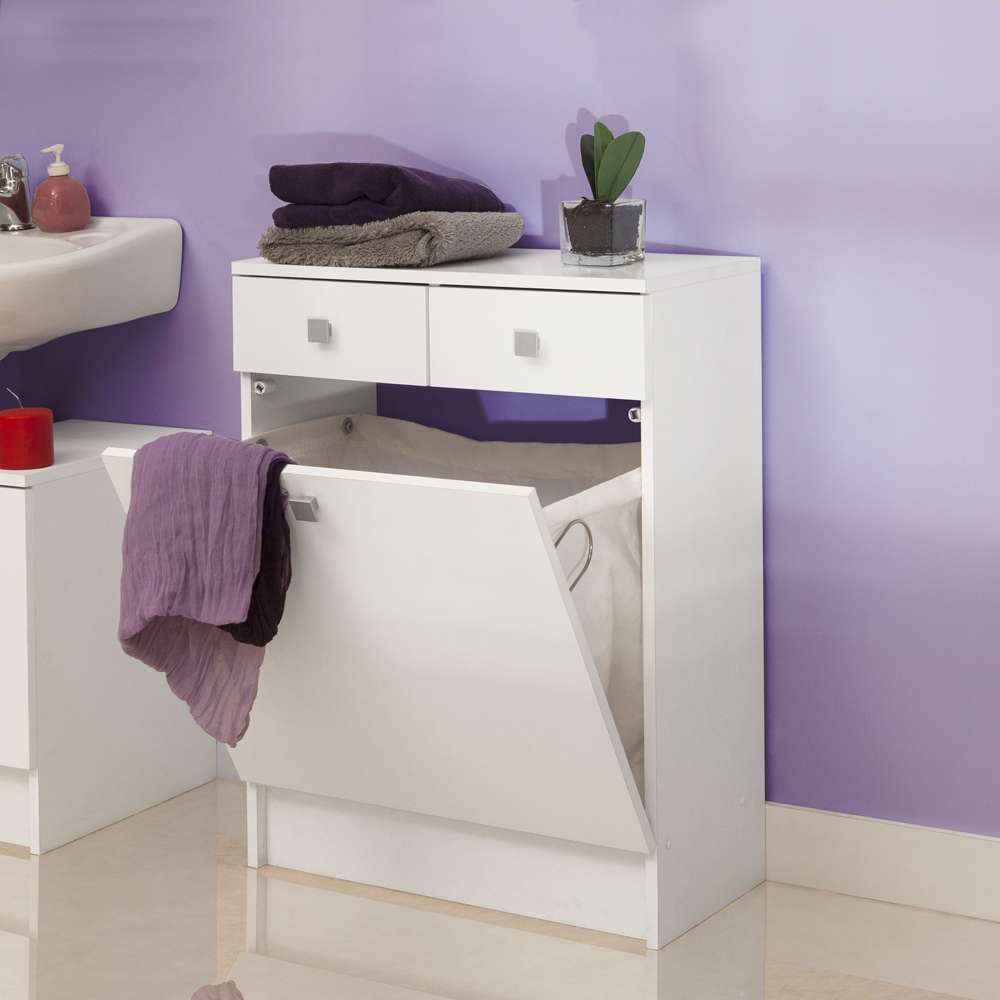 TEMAHOME - Combi Laundry Cabinet in White - E6084A2121A17 veiw 3