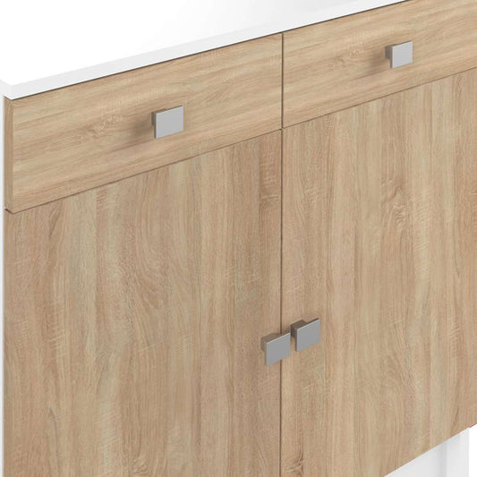 TEMAHOME - Combi Small Laundry Cabinet in White / Oak Color - E6038A2134A17 veiw 2