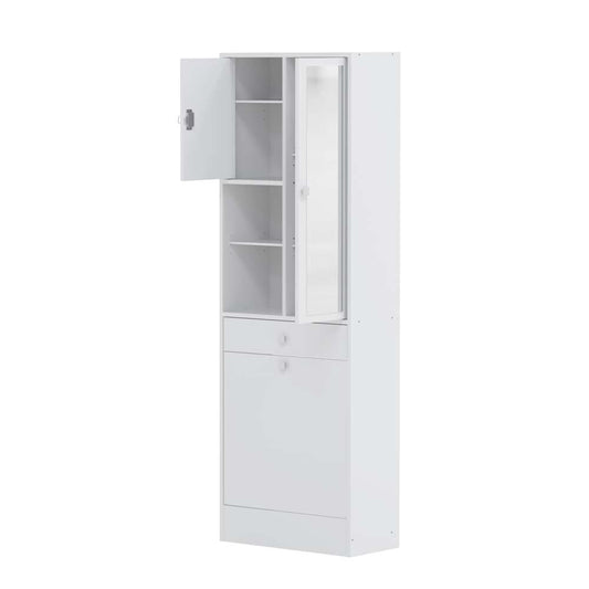 TEMAHOME - Combi Tall Laundry Cabinet in White - E6083A2121A17 veiw 2