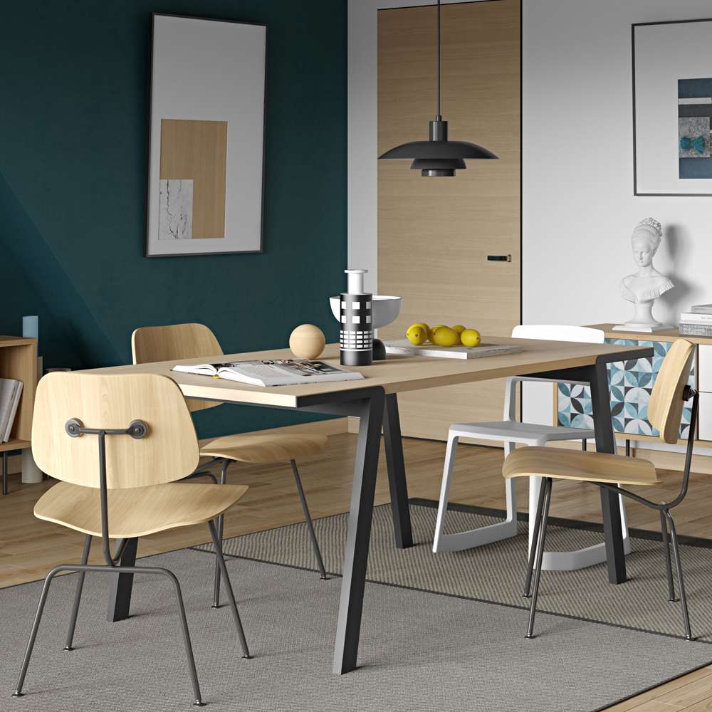 TEMAHOME - Drift Dining Table in Oak / Black - 9500614088 veiw 7