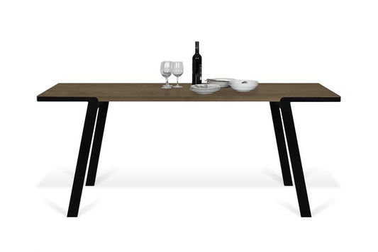 TEMAHOME - Drift Dining Table in Walnut / Black - 9500614118 veiw 2
