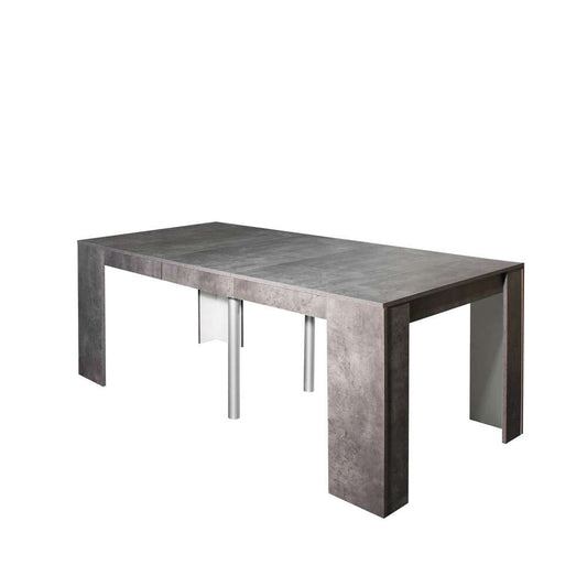 TEMAHOME - Elastic Expandable Console Table in Concrete Look - E2070A9800X00 veiw 2