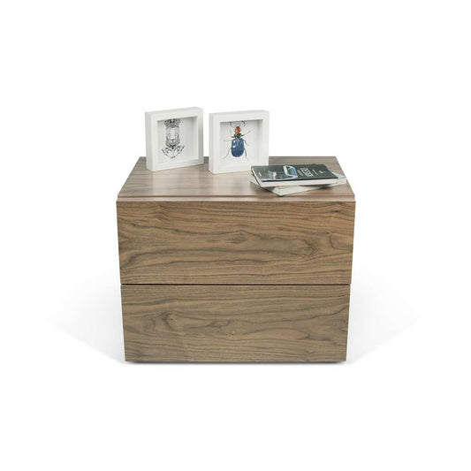 TEMAHOME - Float Night Stand with 2 Drawers in Walnut - 9303758065 veiw 2