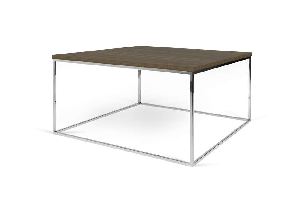 TEMAHOME - Gleam 30X30 Coffee Table in Walnut / Chrome - 9500629037 veiw 3