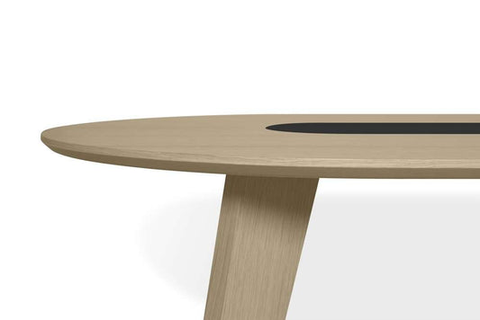 TEMAHOME - Lago Wood Dining table in Light Oak and Pure Balck - 9003614415 veiw 2