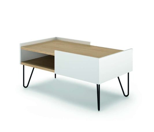 TEMAHOME - Nina Coffee Table in Light Oak / Pure White / Black - 9003629952 veiw 2