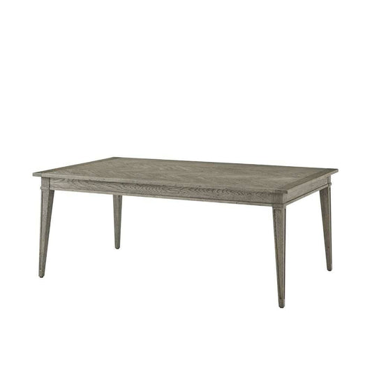 Theodore Alexander - Echoes Callan Dining Table in gray - CB54030-C267_CLOSEOUT veiw 2