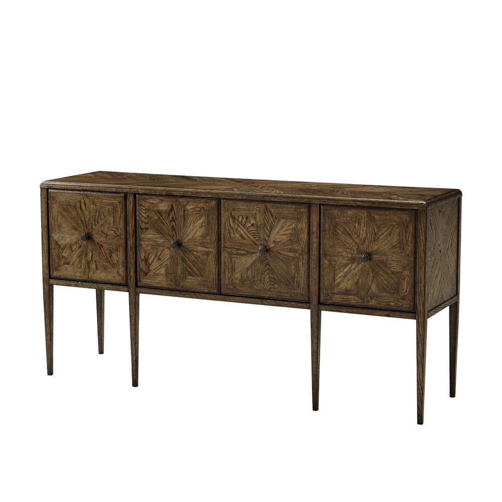 Theodore Alexander - Nova Four Door Rectangular Credenza in Dusk Finish - TAS61043-C254 veiw 1