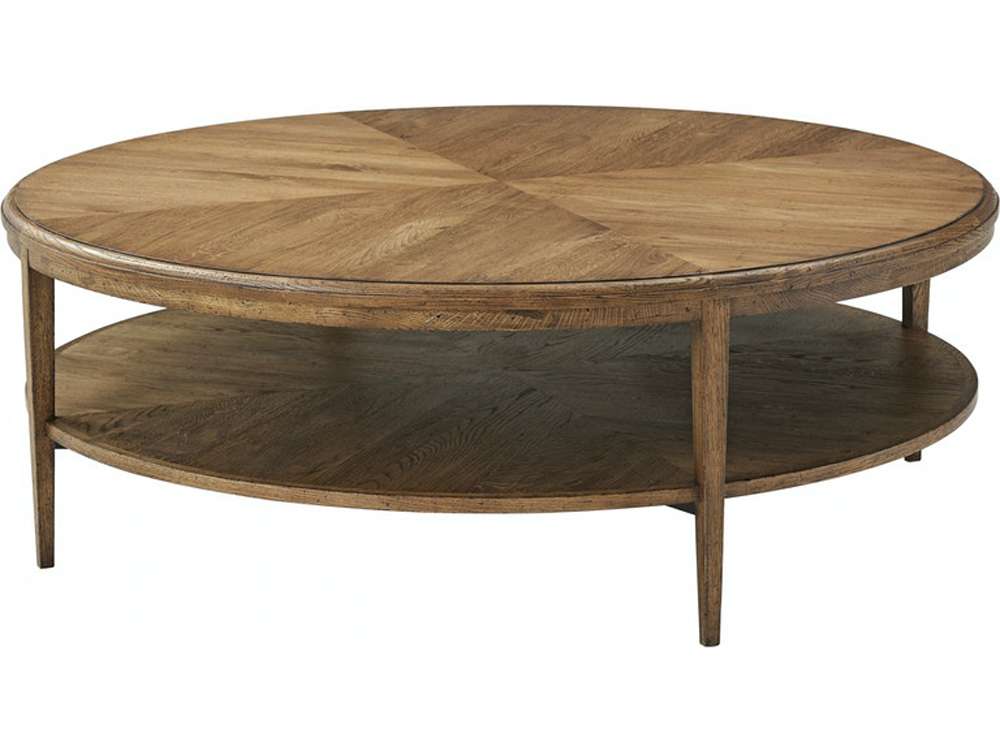 Theodore Alexander - Nova Round Cocktail Table in Dawn Finish - TAS51062-C253 veiw 1