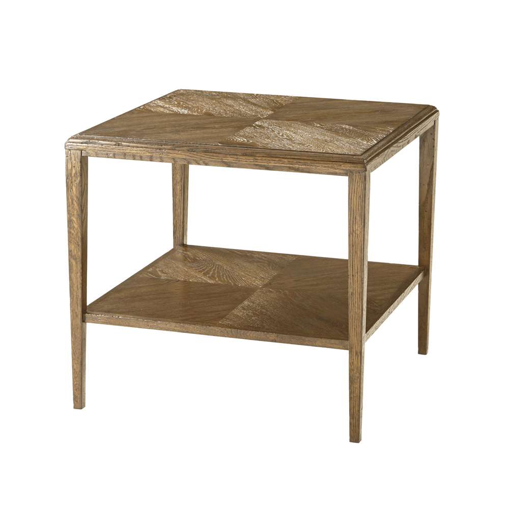 Theodore Alexander - Nova Square Side Table in Dawn Finish - TAS50079-C253 veiw 1