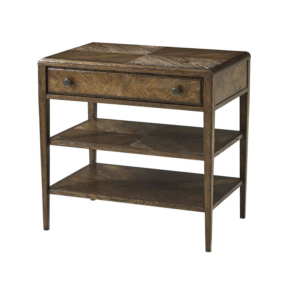 Theodore Alexander - Nova Two Tiers Night Stand in Dusk Finish - TAS60039-C254 veiw 1