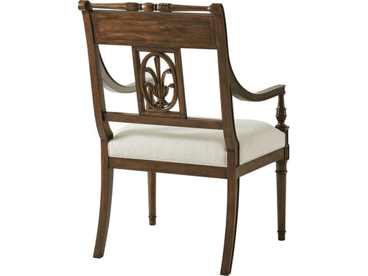 Theodore Alexander - Tavel The Iven Dining Armchair in Avesta Finish (Set of 2) - TA41001-1BHF_CLOSEOUT veiw 2