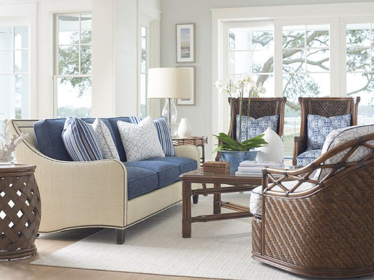 Tommy Bahama Home - Twin Palms Koko Sofa in Blue - 01-7212-33-41 veiw 2