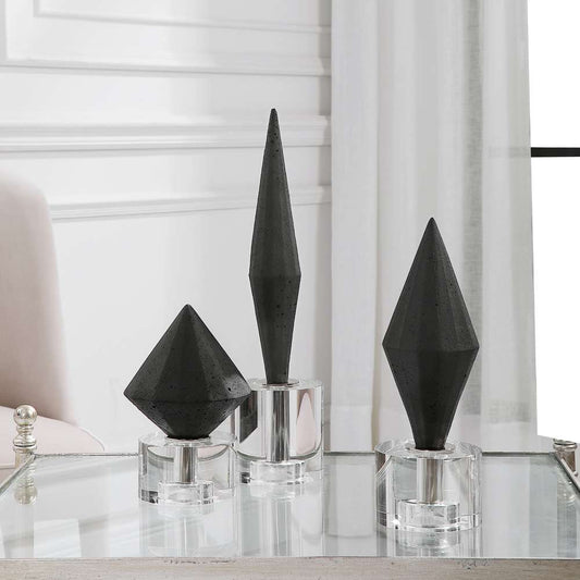 Uttermost - Alize Black Sculptures, (Set of 3) - 17916 veiw 2