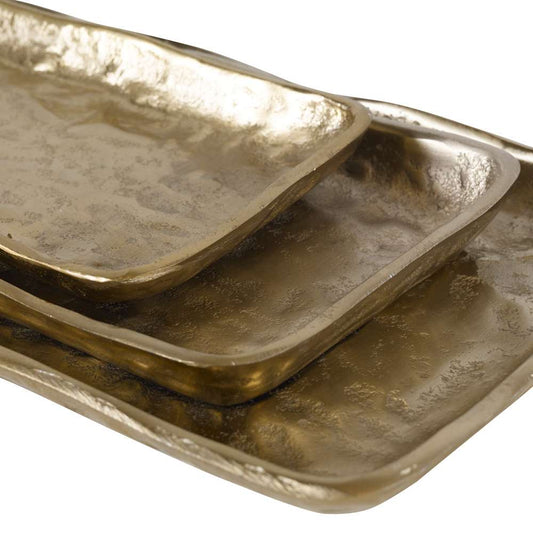 Uttermost - Artisan Antique Gold Trays (Set of 3) - 17989 veiw 2