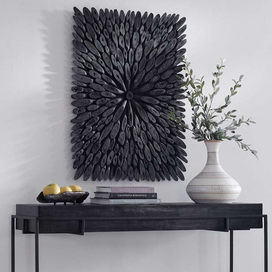 Uttermost - Bahama Black Wood Wall Decor - 04343 veiw 2