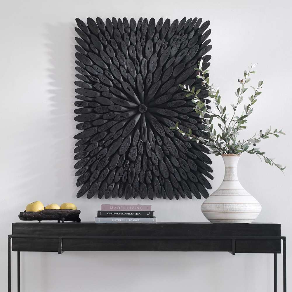 Uttermost - Bahama Black Wood Wall Decor - 04343 veiw 4