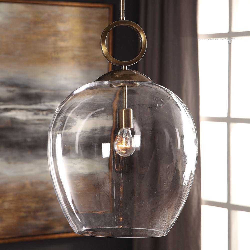 Uttermost - Calix Large Blown Glass 1 Light Pendant - 22127 veiw 4