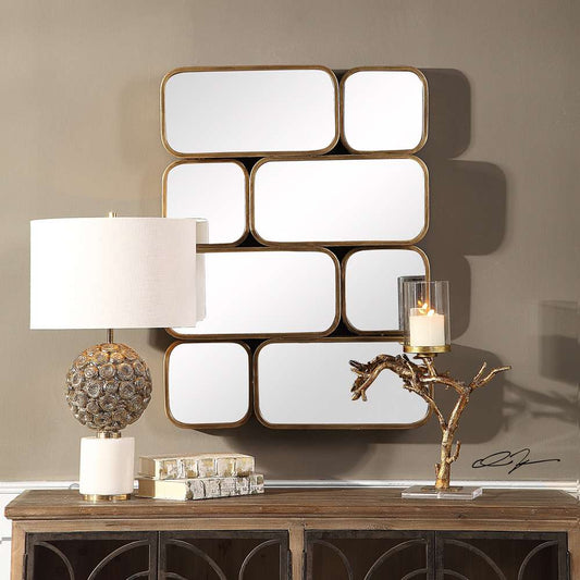 Uttermost - Canute Modern Gold Mirror - 09437 veiw 2