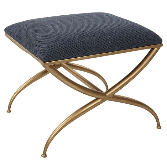 Uttermost - Crossing Small Navy Bench - 23678 veiw 2